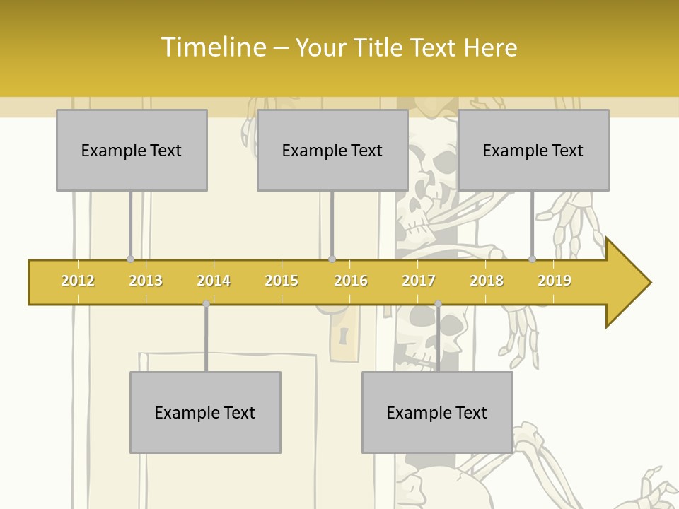Locker Cabinet Isolated PowerPoint Template