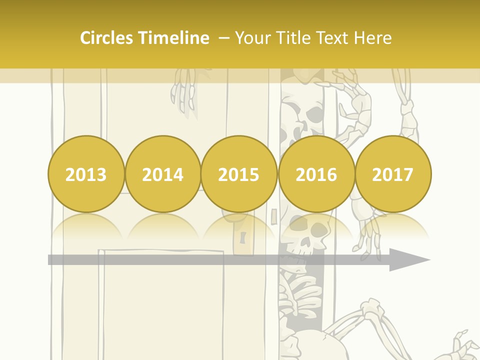 Locker Cabinet Isolated PowerPoint Template