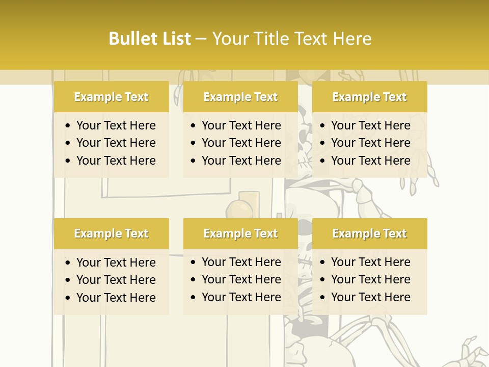 Locker Cabinet Isolated PowerPoint Template