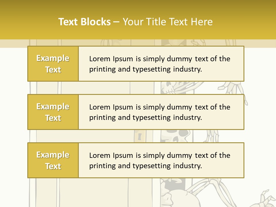 Locker Cabinet Isolated PowerPoint Template