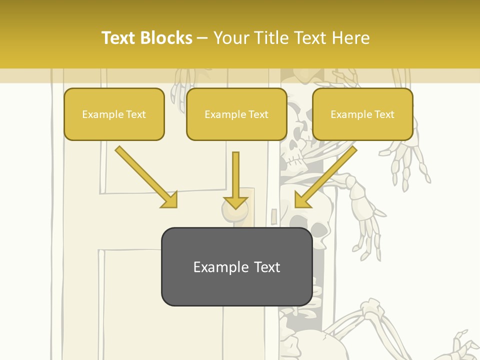 Locker Cabinet Isolated PowerPoint Template