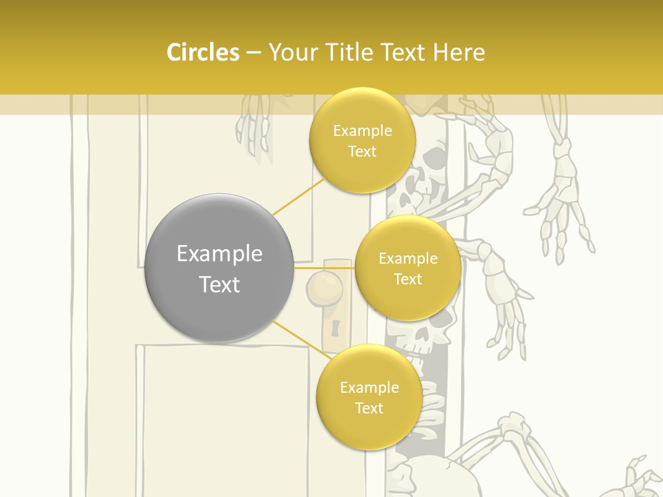 Locker Cabinet Isolated PowerPoint Template