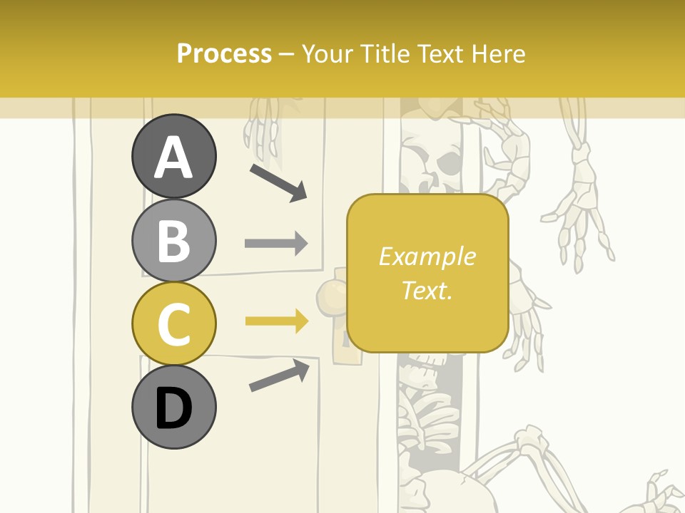 Locker Cabinet Isolated PowerPoint Template