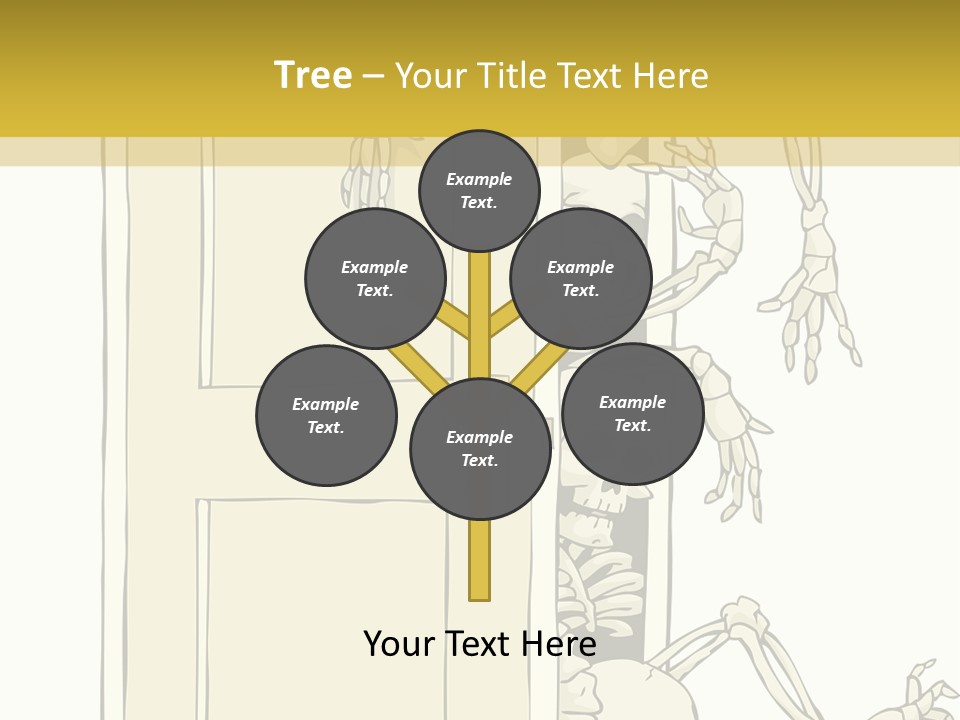 Locker Cabinet Isolated PowerPoint Template