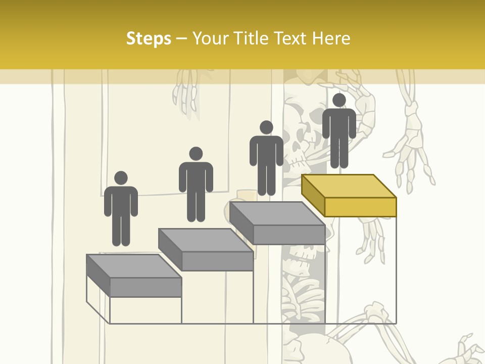 Locker Cabinet Isolated PowerPoint Template