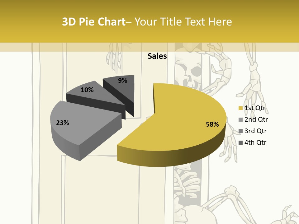 Locker Cabinet Isolated PowerPoint Template