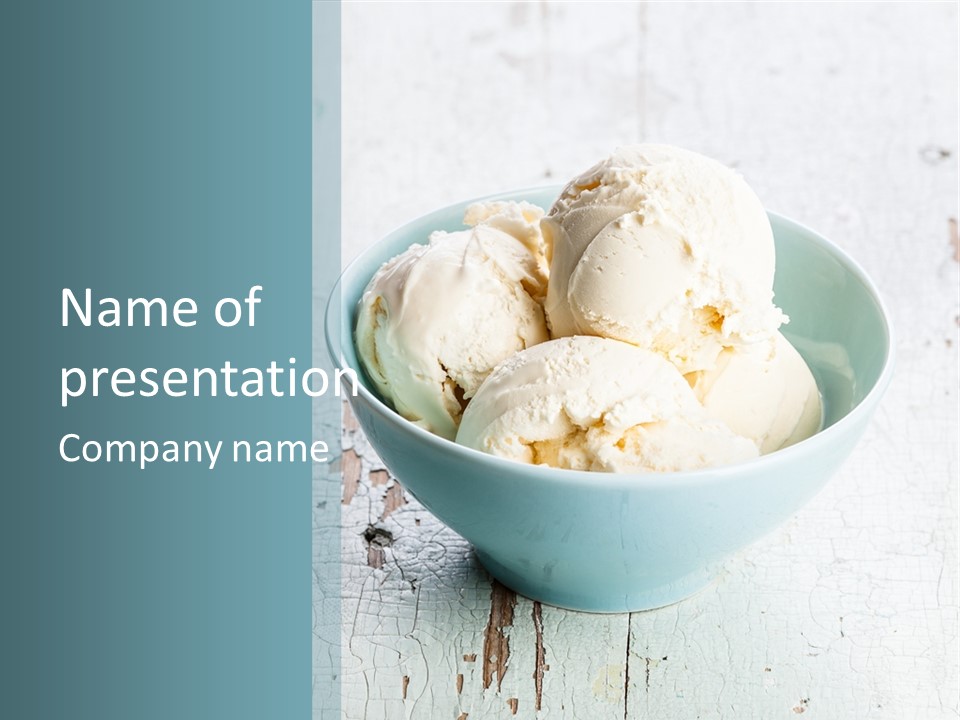 Seasonal Icecream Ice Cream PowerPoint Template