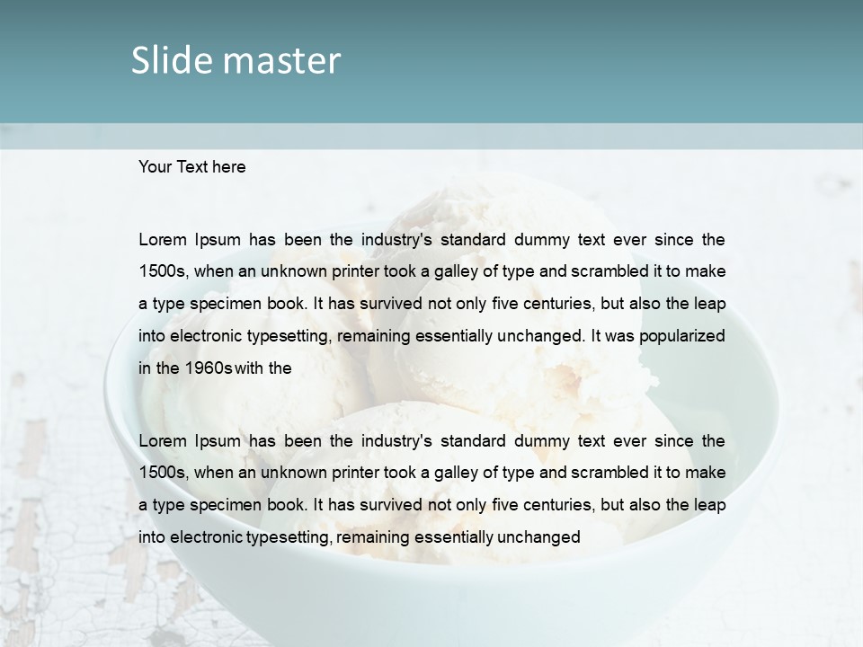 Seasonal Icecream Ice Cream PowerPoint Template