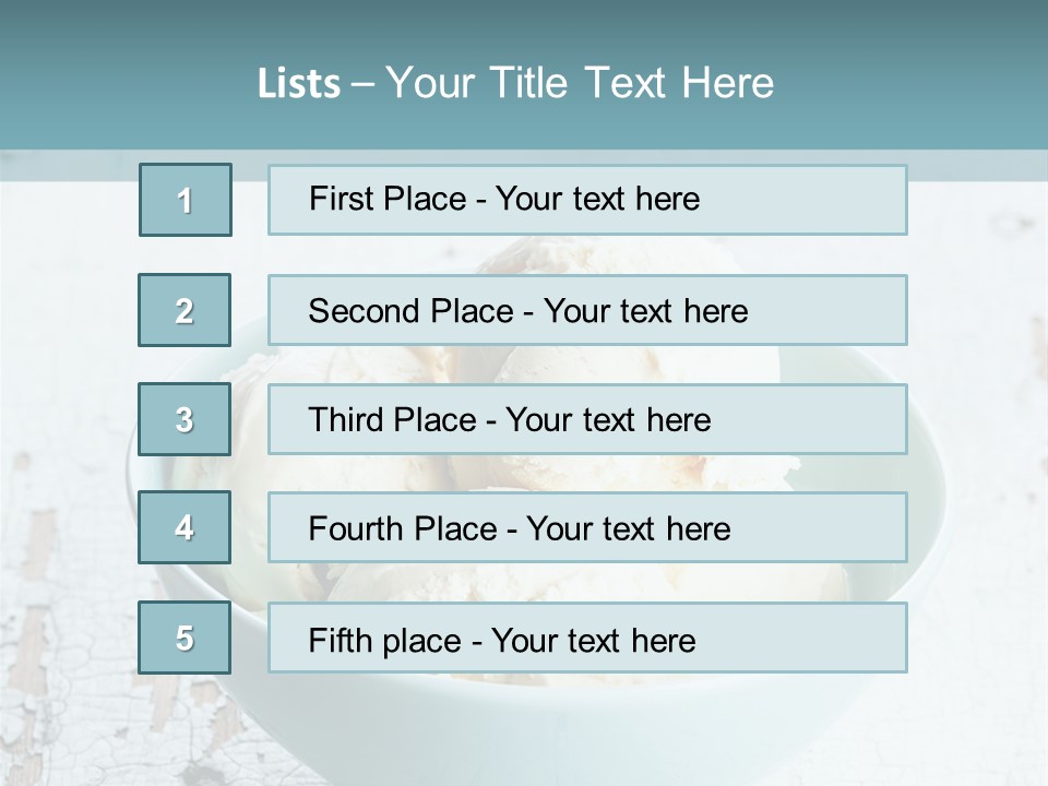 Seasonal Icecream Ice Cream PowerPoint Template