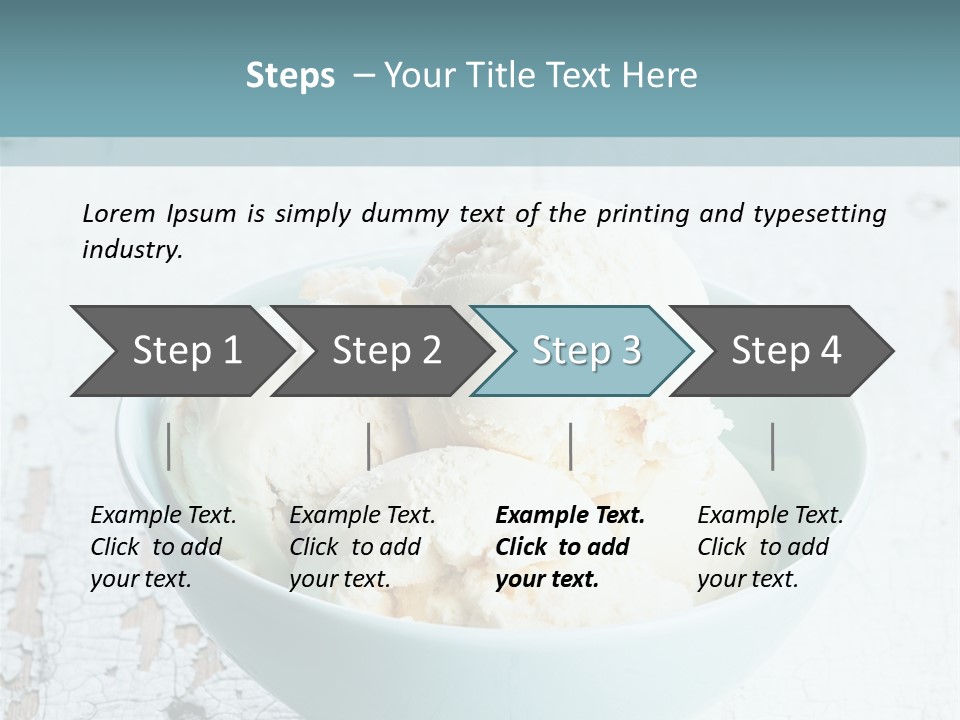 Seasonal Icecream Ice Cream PowerPoint Template