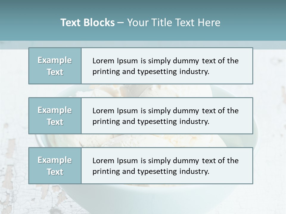 Seasonal Icecream Ice Cream PowerPoint Template