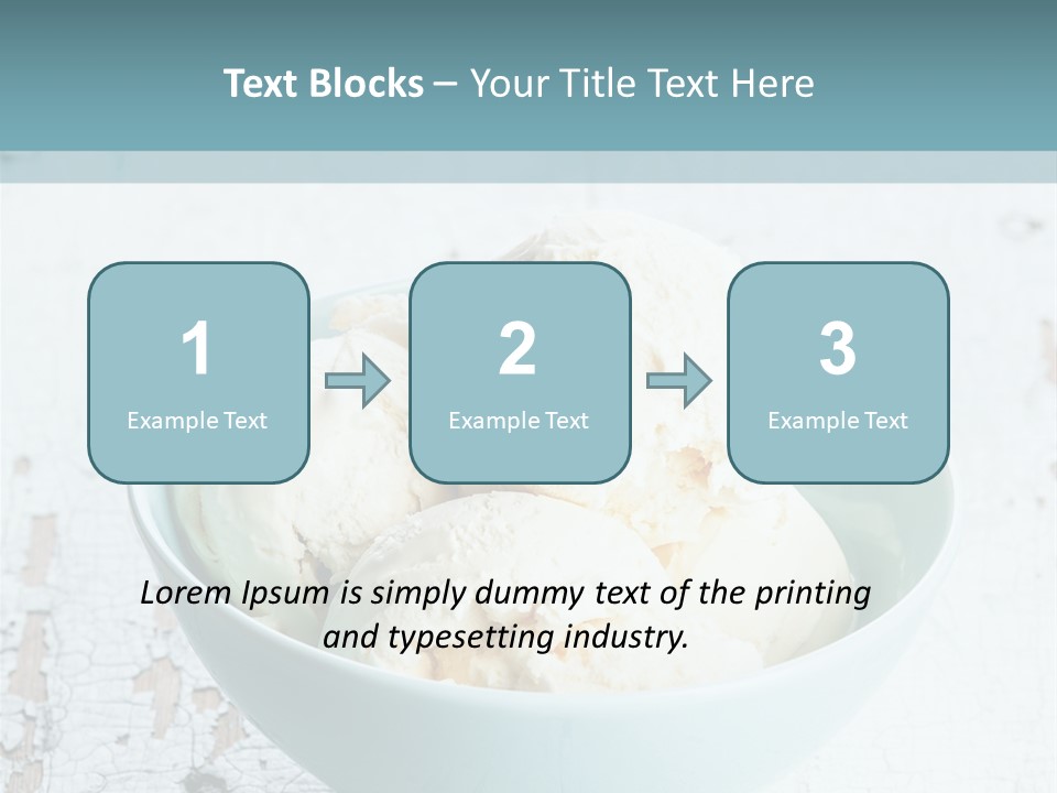 Seasonal Icecream Ice Cream PowerPoint Template