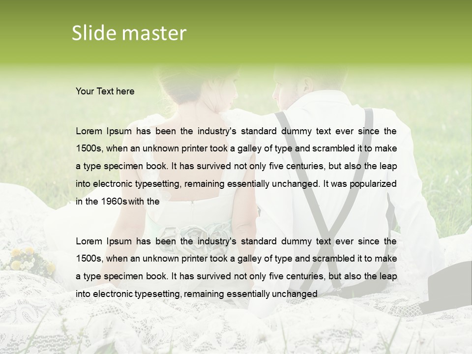 Meadow Springtime Summertime PowerPoint Template