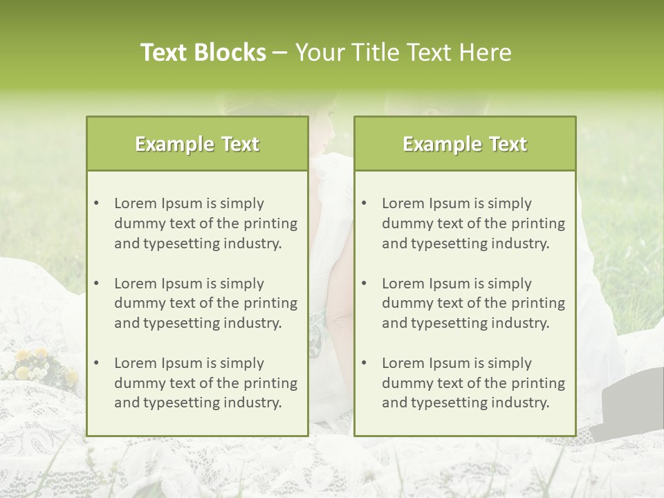 Meadow Springtime Summertime PowerPoint Template