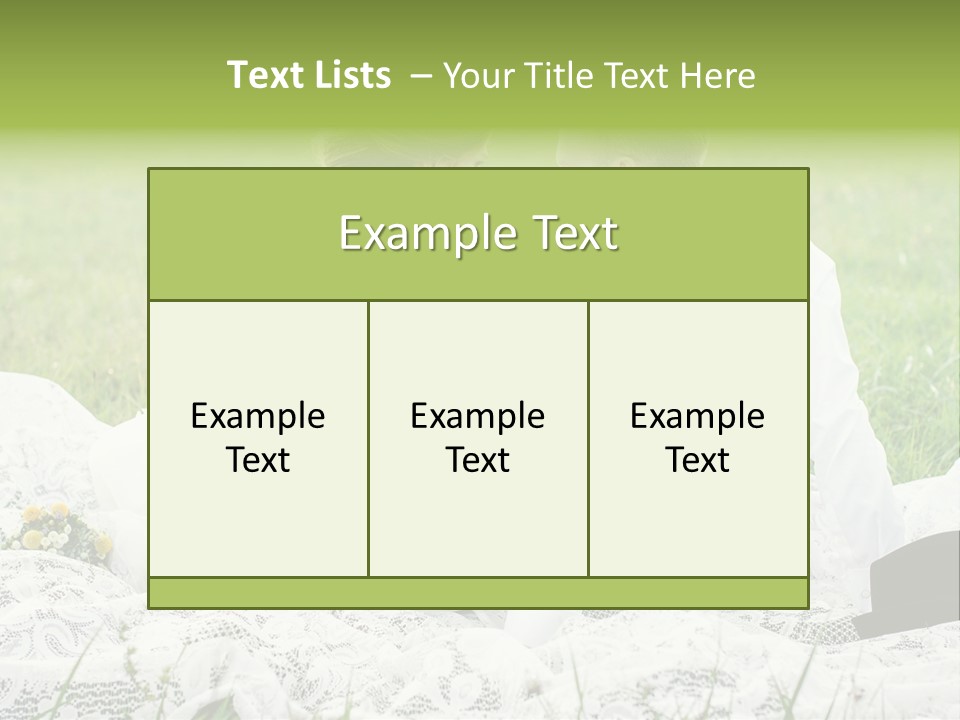 Meadow Springtime Summertime PowerPoint Template