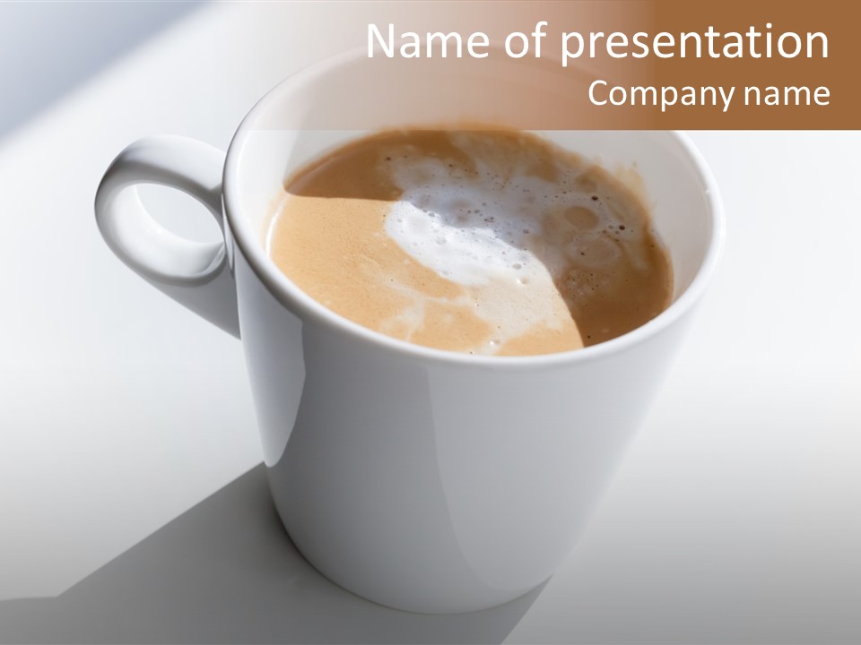 Food Cofee Closeup PowerPoint Template