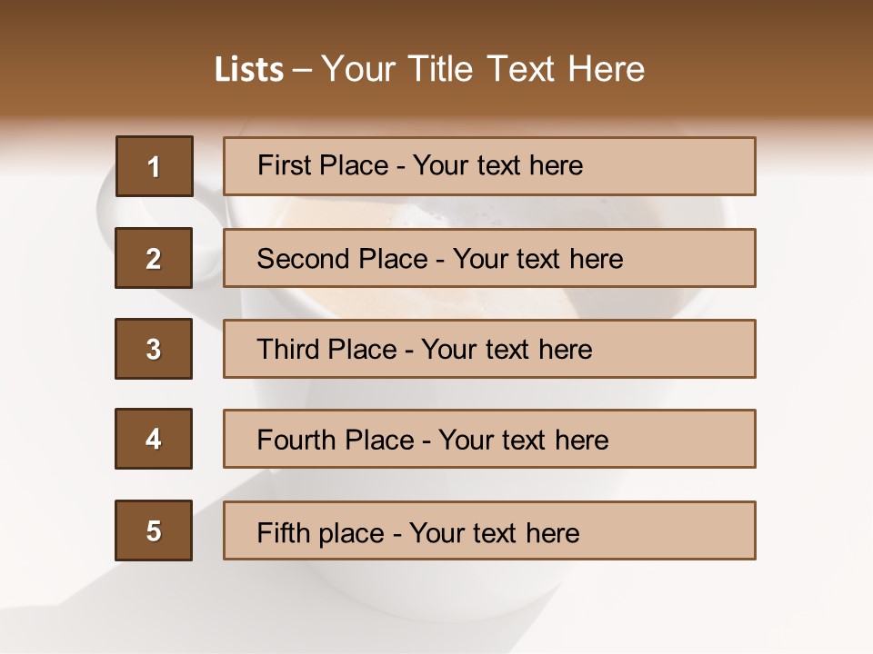 Food Cofee Closeup PowerPoint Template