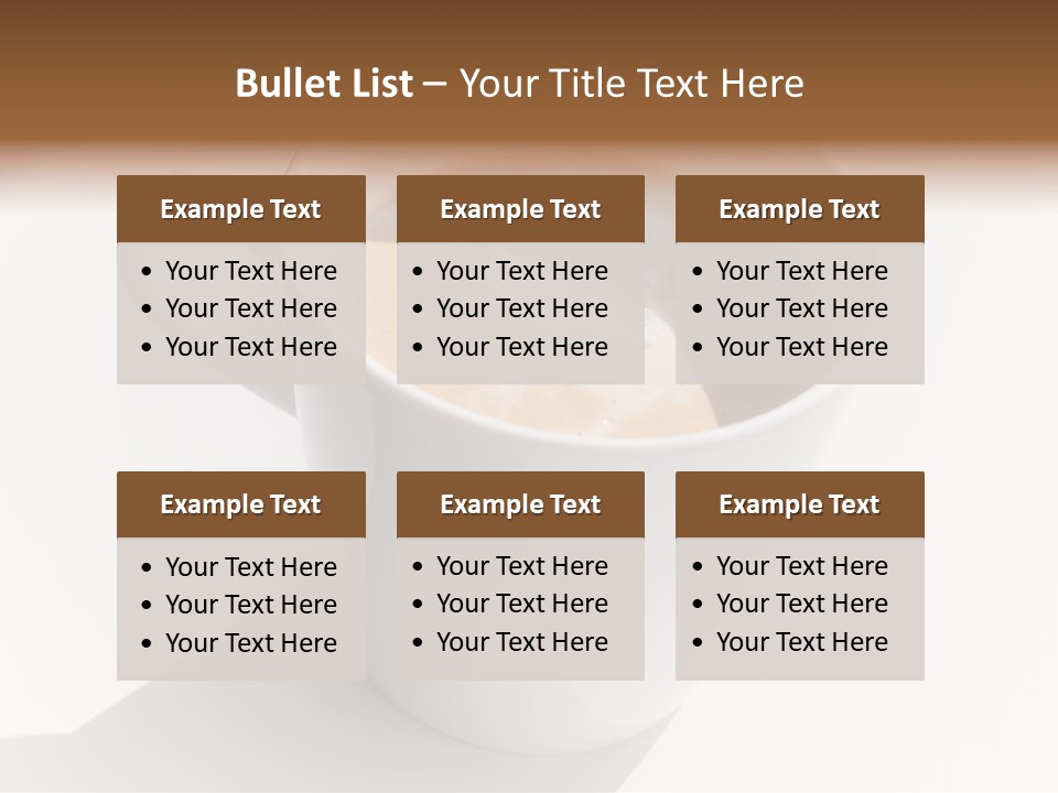 Food Cofee Closeup PowerPoint Template