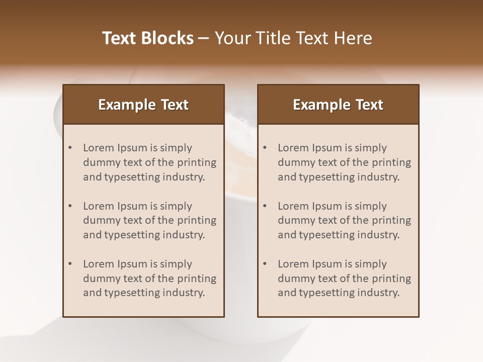 Food Cofee Closeup PowerPoint Template
