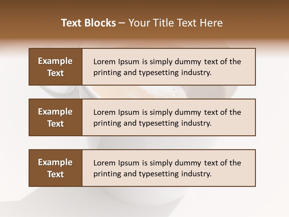 Food Cofee Closeup PowerPoint Template