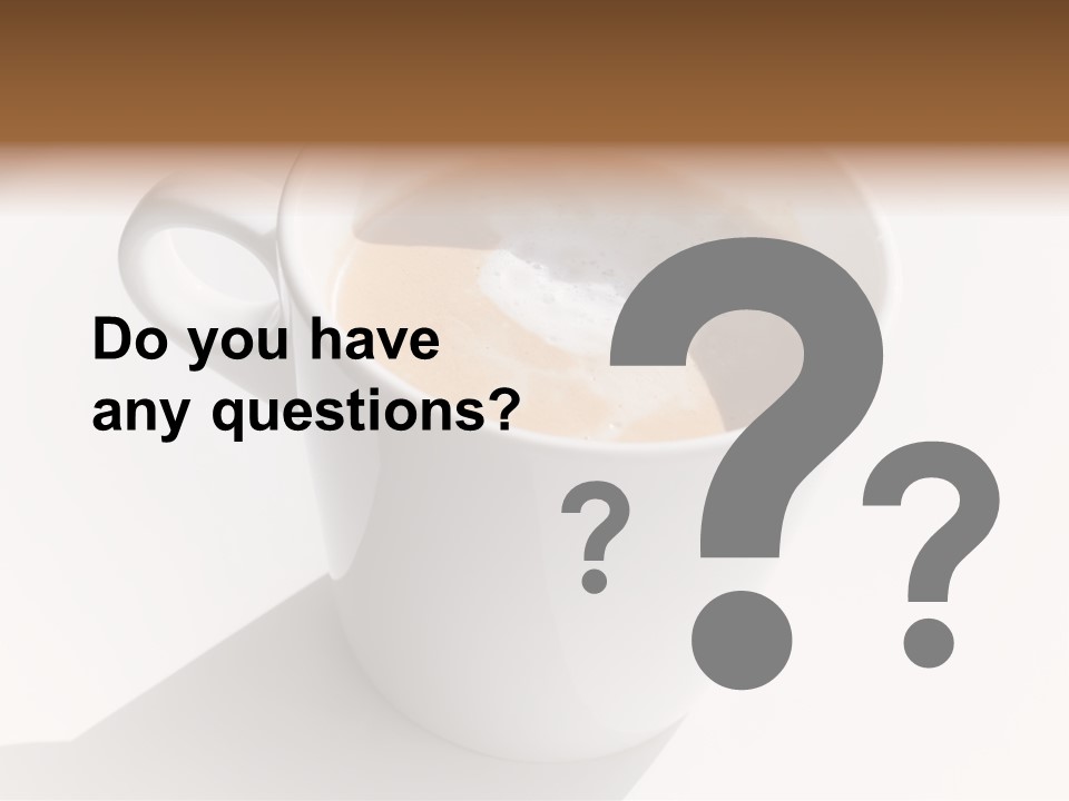 Food Cofee Closeup PowerPoint Template