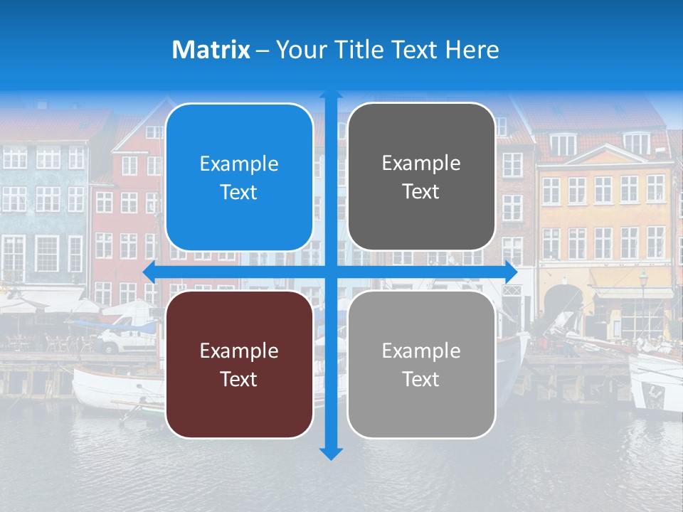 Beautiful Yacht Sea PowerPoint Template