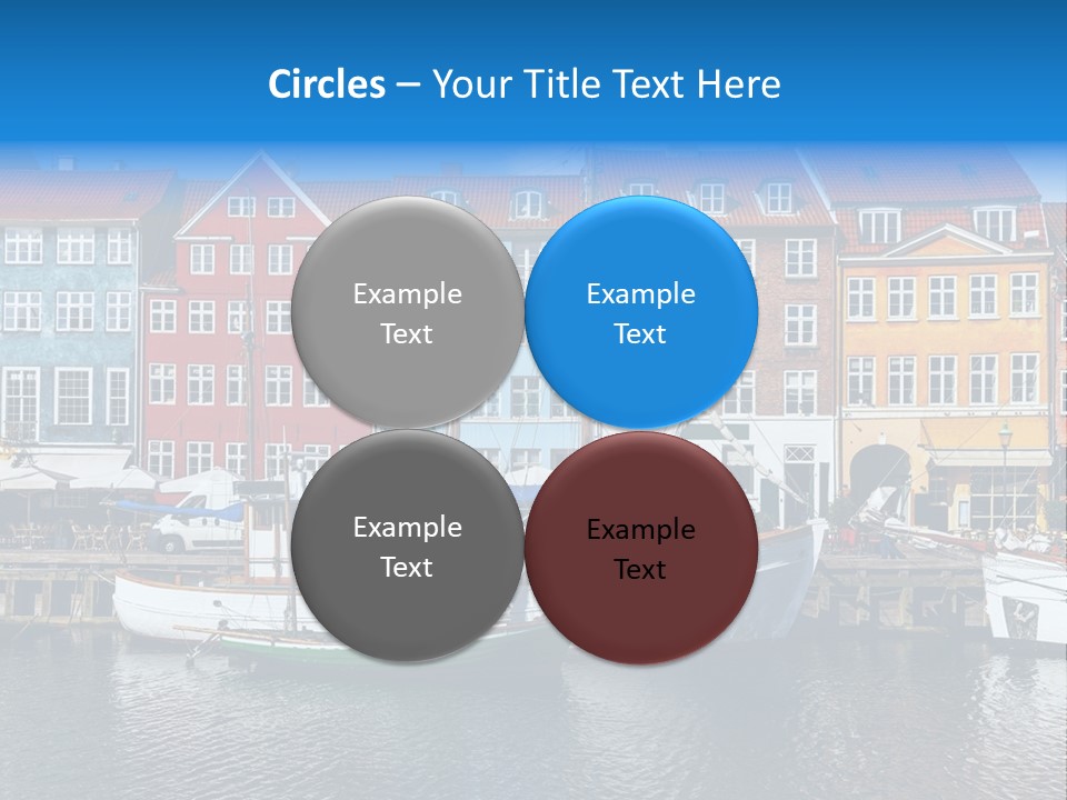 Beautiful Yacht Sea PowerPoint Template