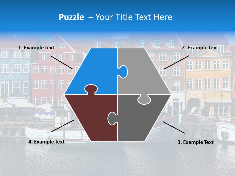 Beautiful Yacht Sea PowerPoint Template