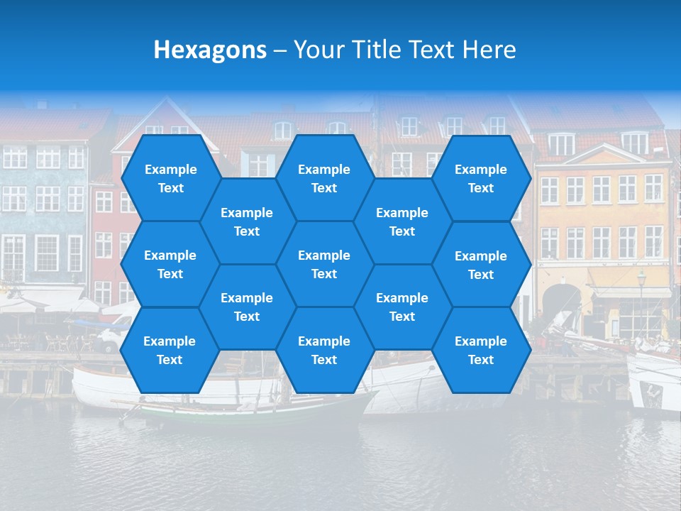 Beautiful Yacht Sea PowerPoint Template