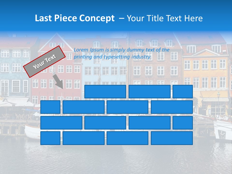 Beautiful Yacht Sea PowerPoint Template