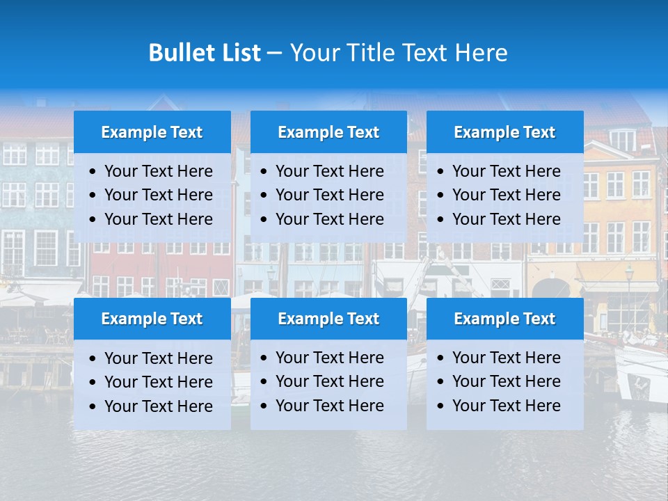 Beautiful Yacht Sea PowerPoint Template