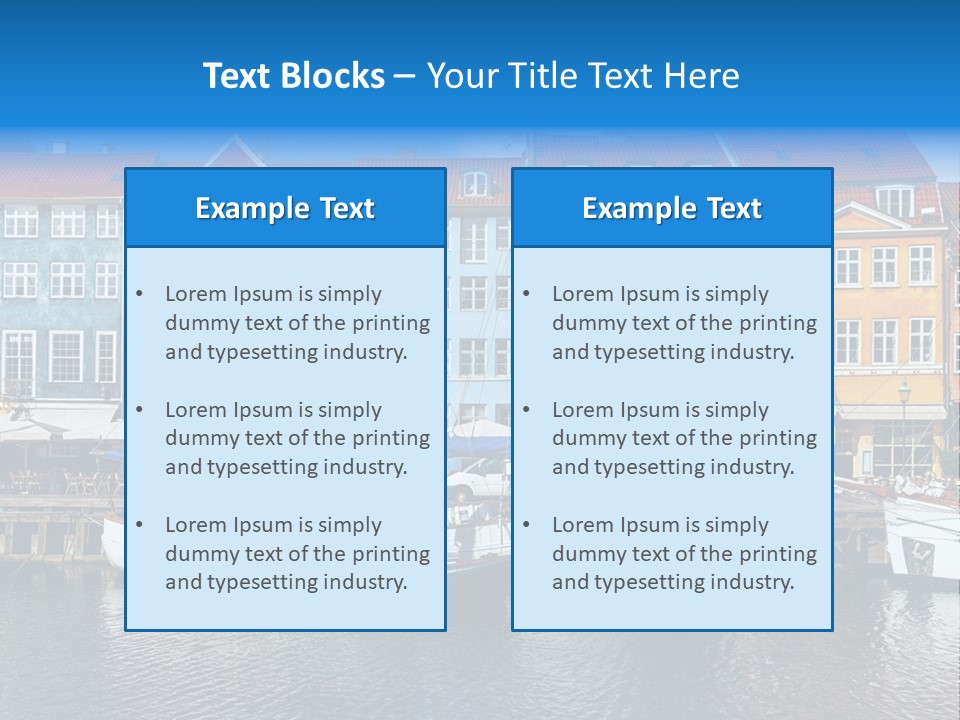 Beautiful Yacht Sea PowerPoint Template