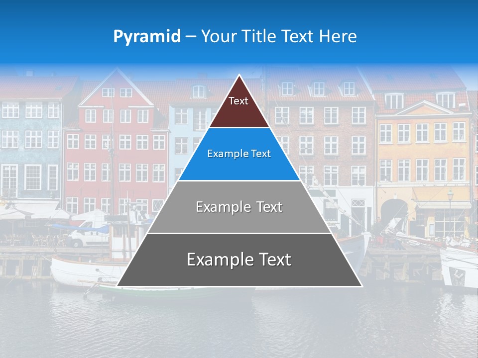 Beautiful Yacht Sea PowerPoint Template