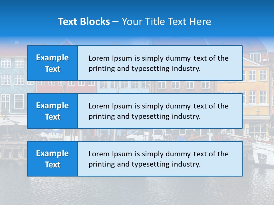 Beautiful Yacht Sea PowerPoint Template