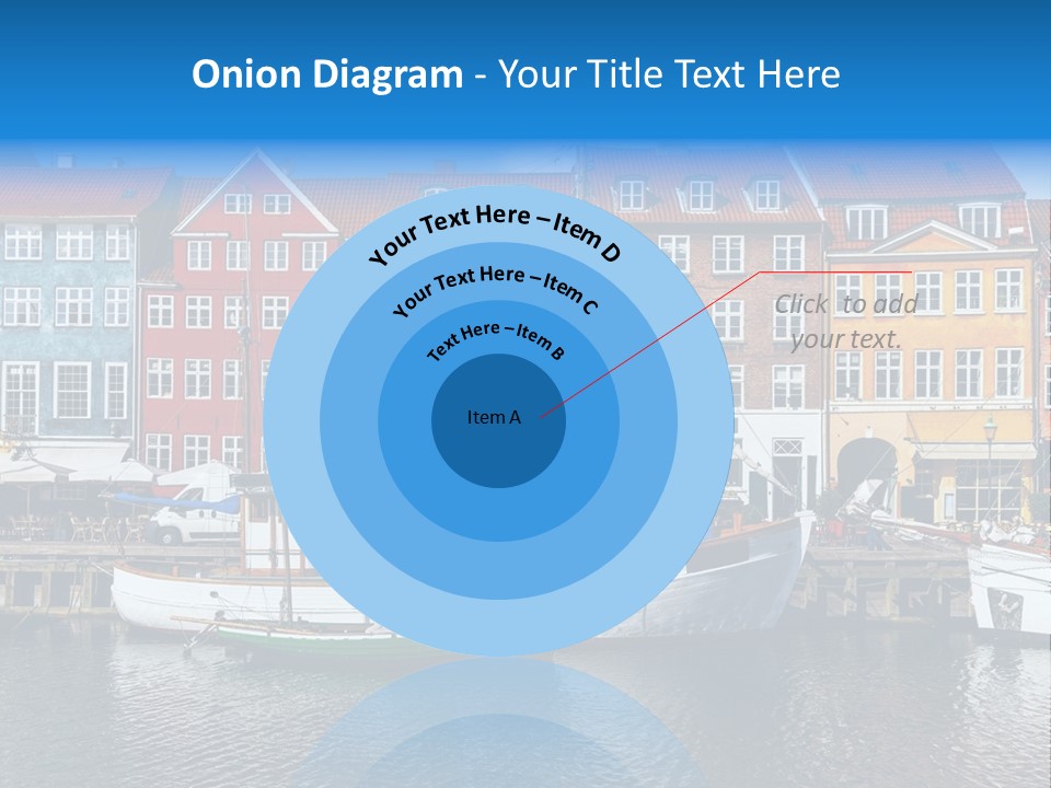 Beautiful Yacht Sea PowerPoint Template