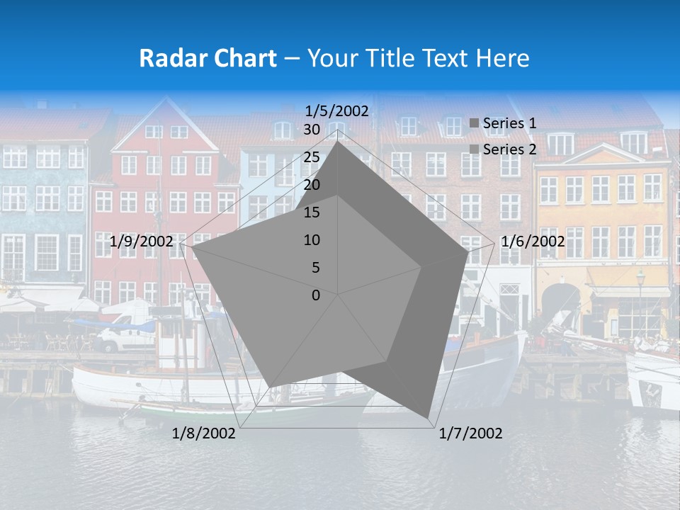 Beautiful Yacht Sea PowerPoint Template