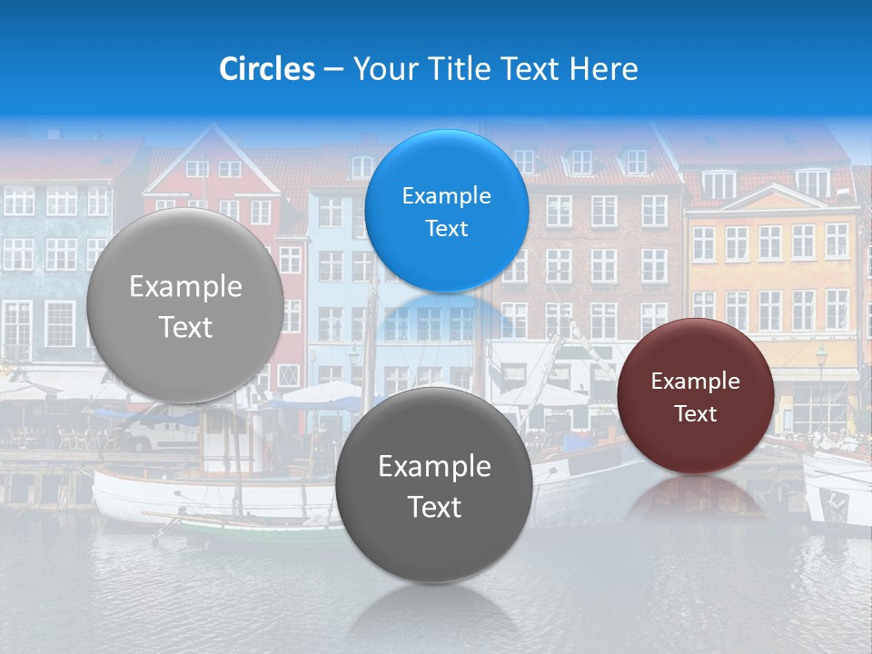 Beautiful Yacht Sea PowerPoint Template