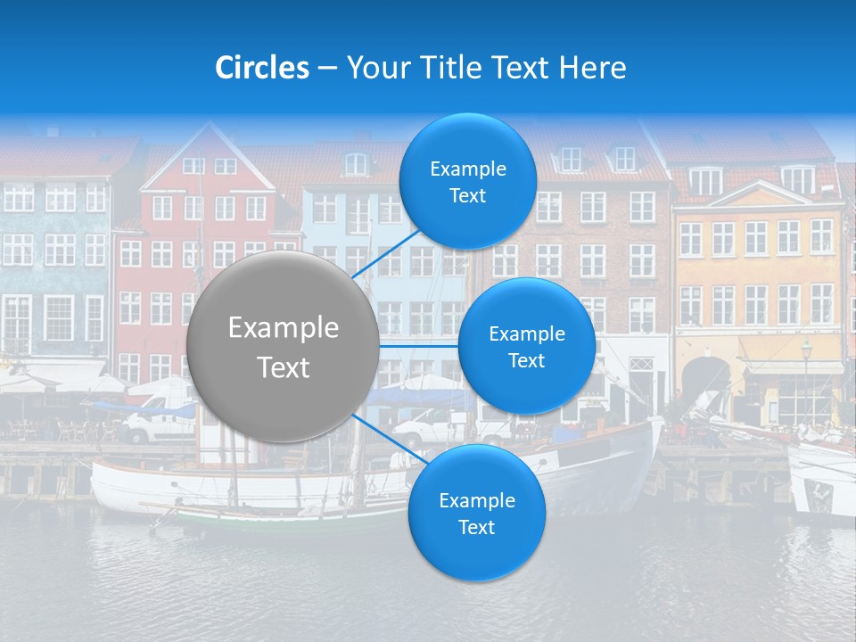 Beautiful Yacht Sea PowerPoint Template