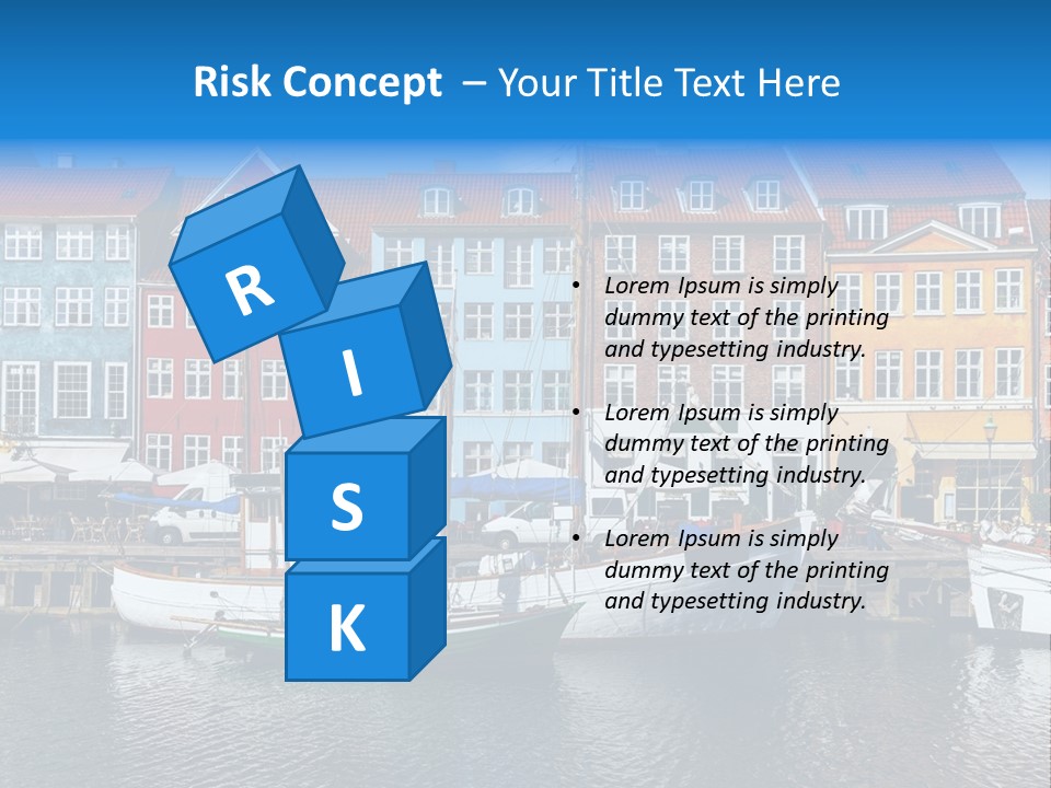 Beautiful Yacht Sea PowerPoint Template