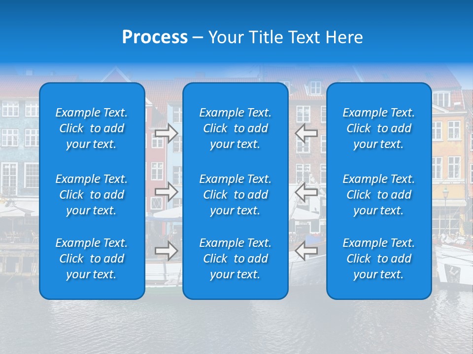 Beautiful Yacht Sea PowerPoint Template