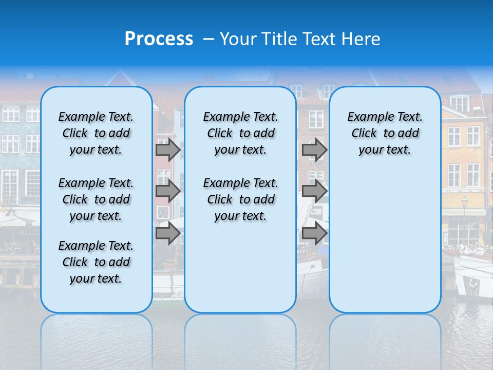 Beautiful Yacht Sea PowerPoint Template