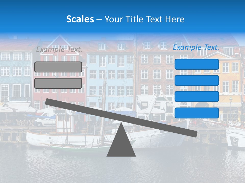 Beautiful Yacht Sea PowerPoint Template