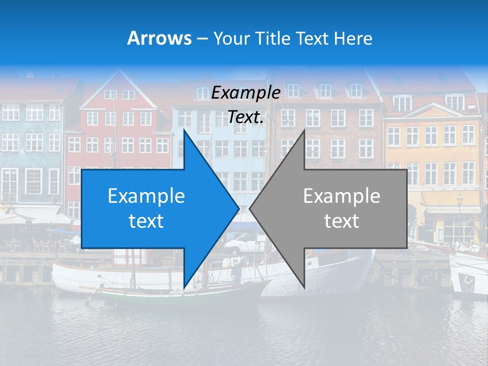 Beautiful Yacht Sea PowerPoint Template