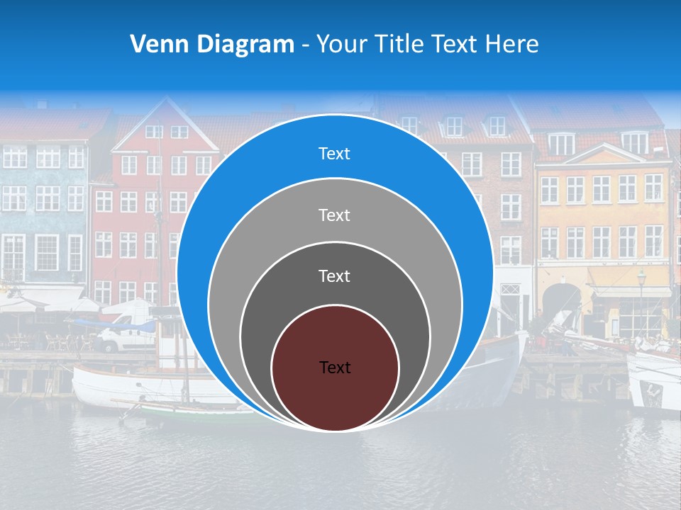 Beautiful Yacht Sea PowerPoint Template