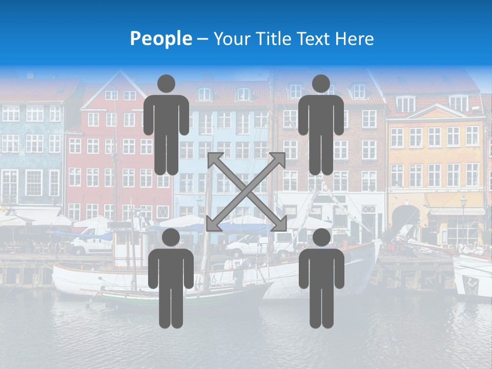 Beautiful Yacht Sea PowerPoint Template