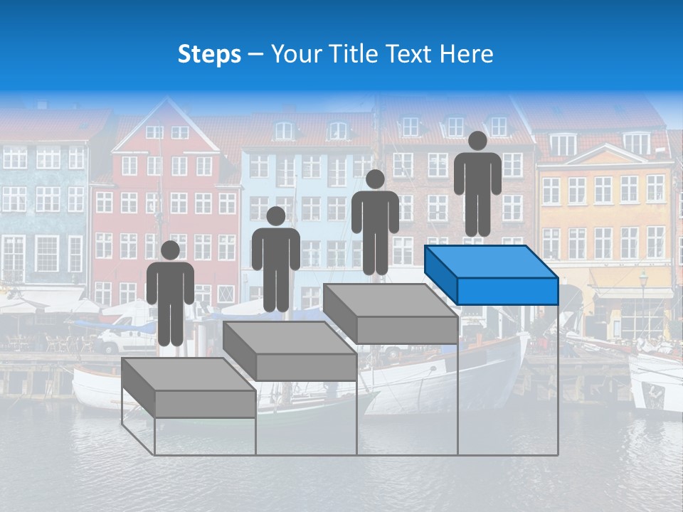 Beautiful Yacht Sea PowerPoint Template