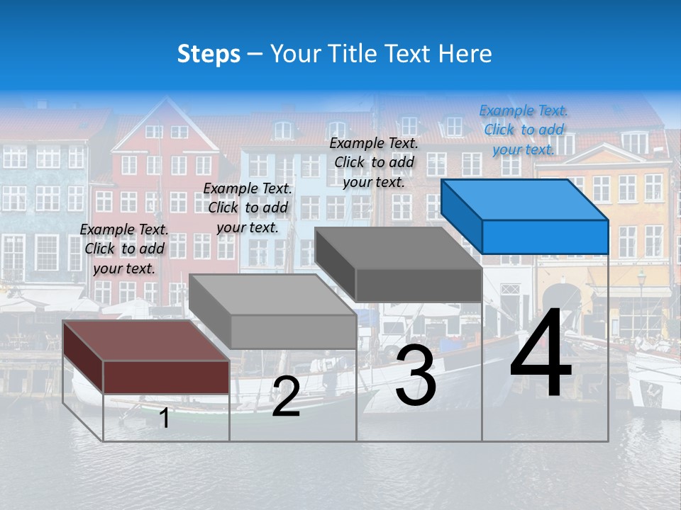 Beautiful Yacht Sea PowerPoint Template