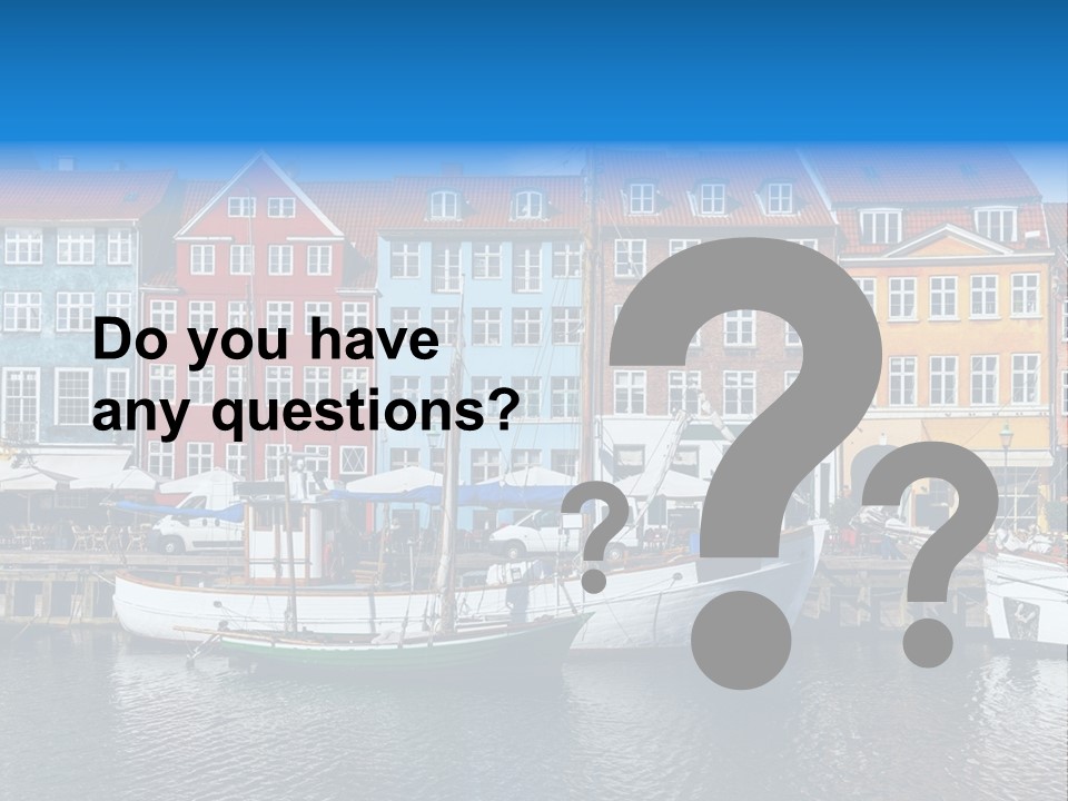 Beautiful Yacht Sea PowerPoint Template