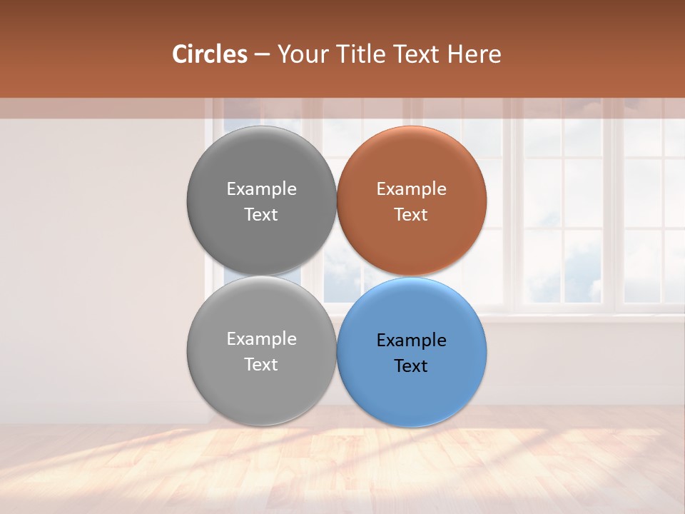 Blank Board Parquet PowerPoint Template