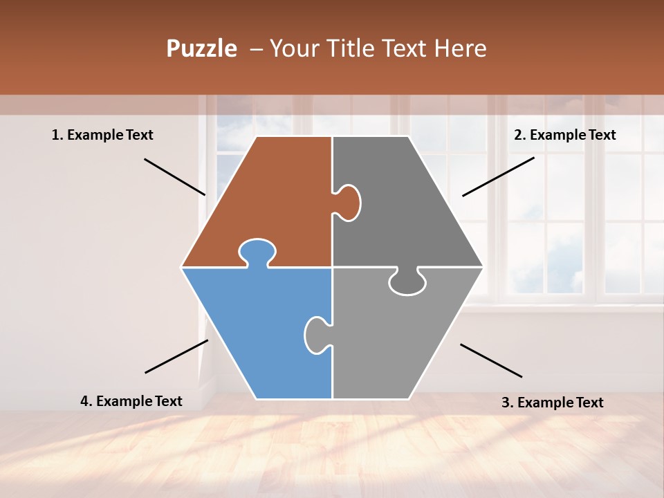 Blank Board Parquet PowerPoint Template